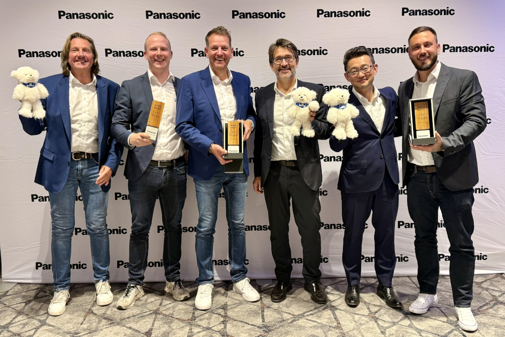 KlimaShop! Führungsteam bei der Verleihung des Panasonic Pro Awards